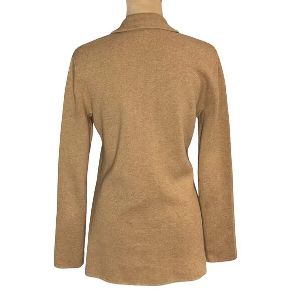 J. Crew Schoolboy Sweater Blazer Camel Sz S Preppy Heritage Minimalist Chic - Picture 4 of 14